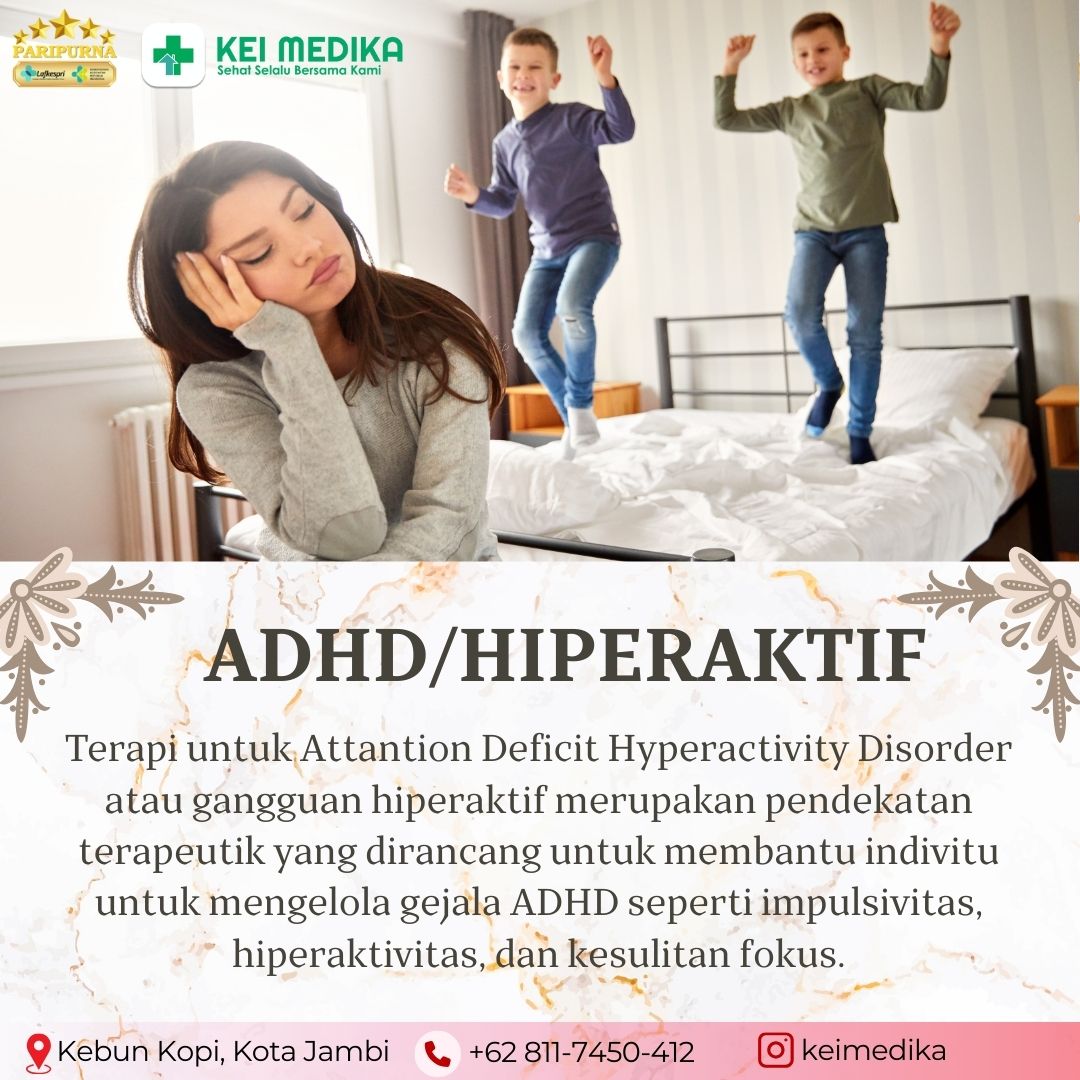 TERAPI ADHD/HIPERAKTIF 5 SESI