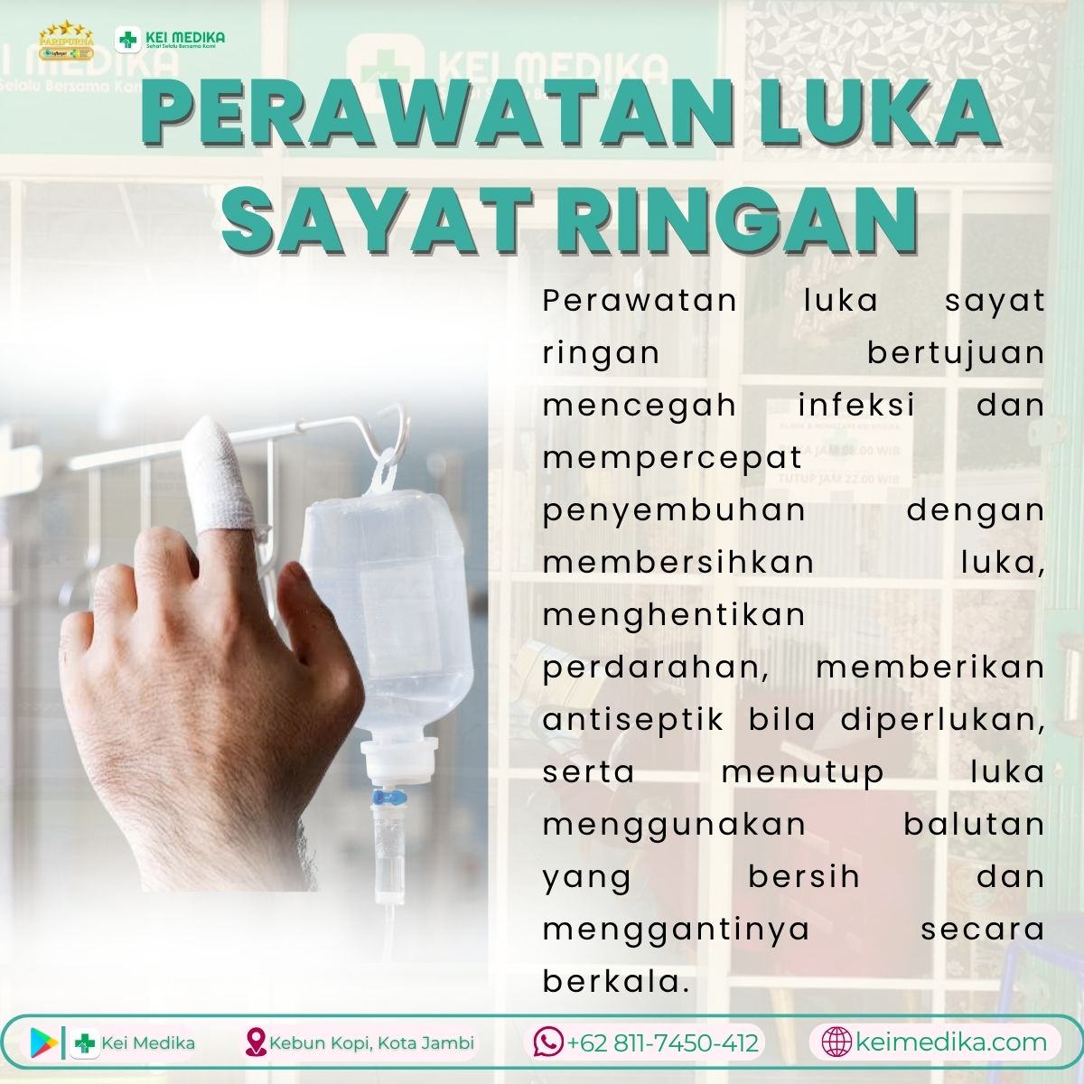 PERAWATAN LUKA SAYAT RINGAN