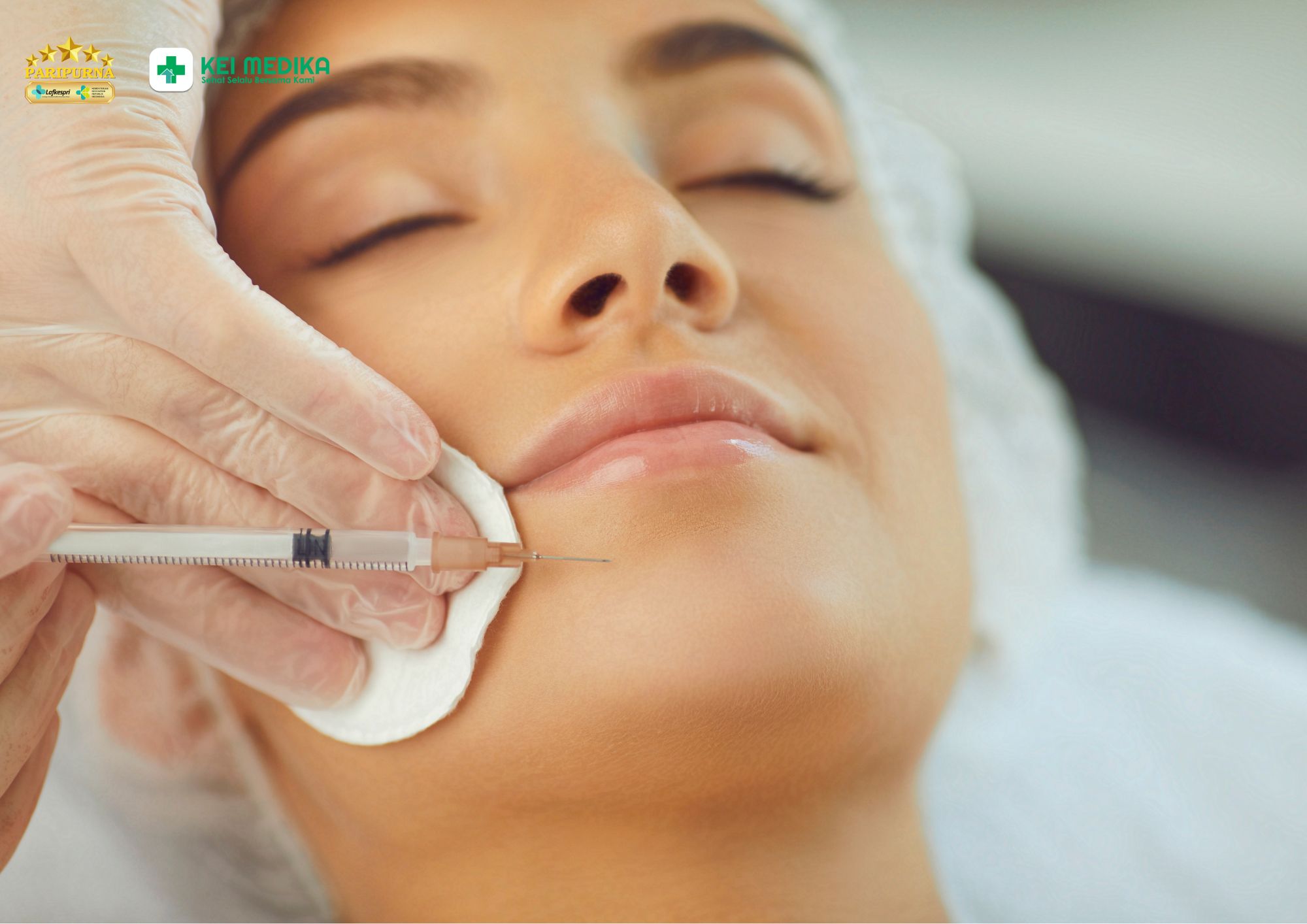 Botox leher untuk tampilan kulit lebih kencang