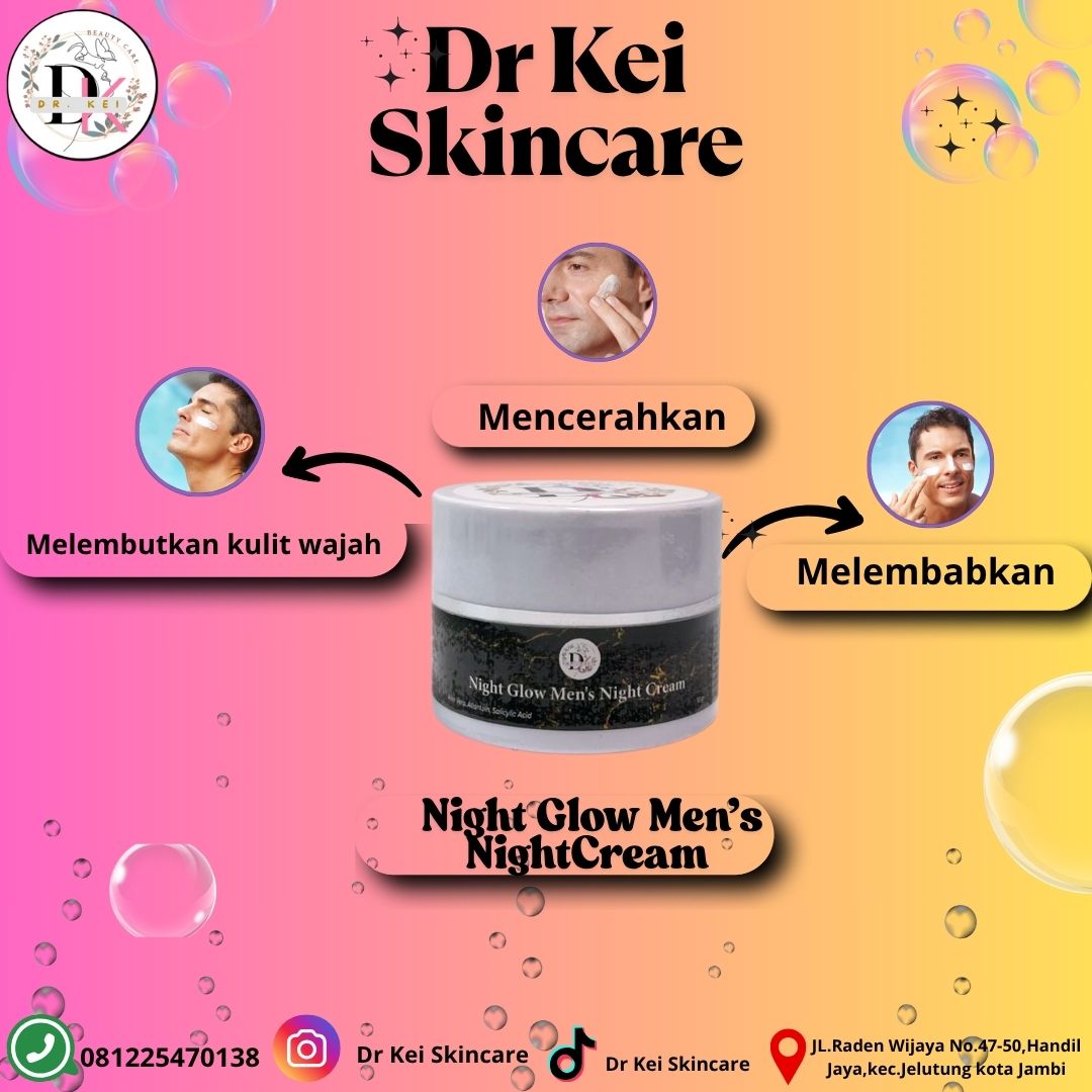 DR KEI MENS NIGHT GLOW CREAM 10GR