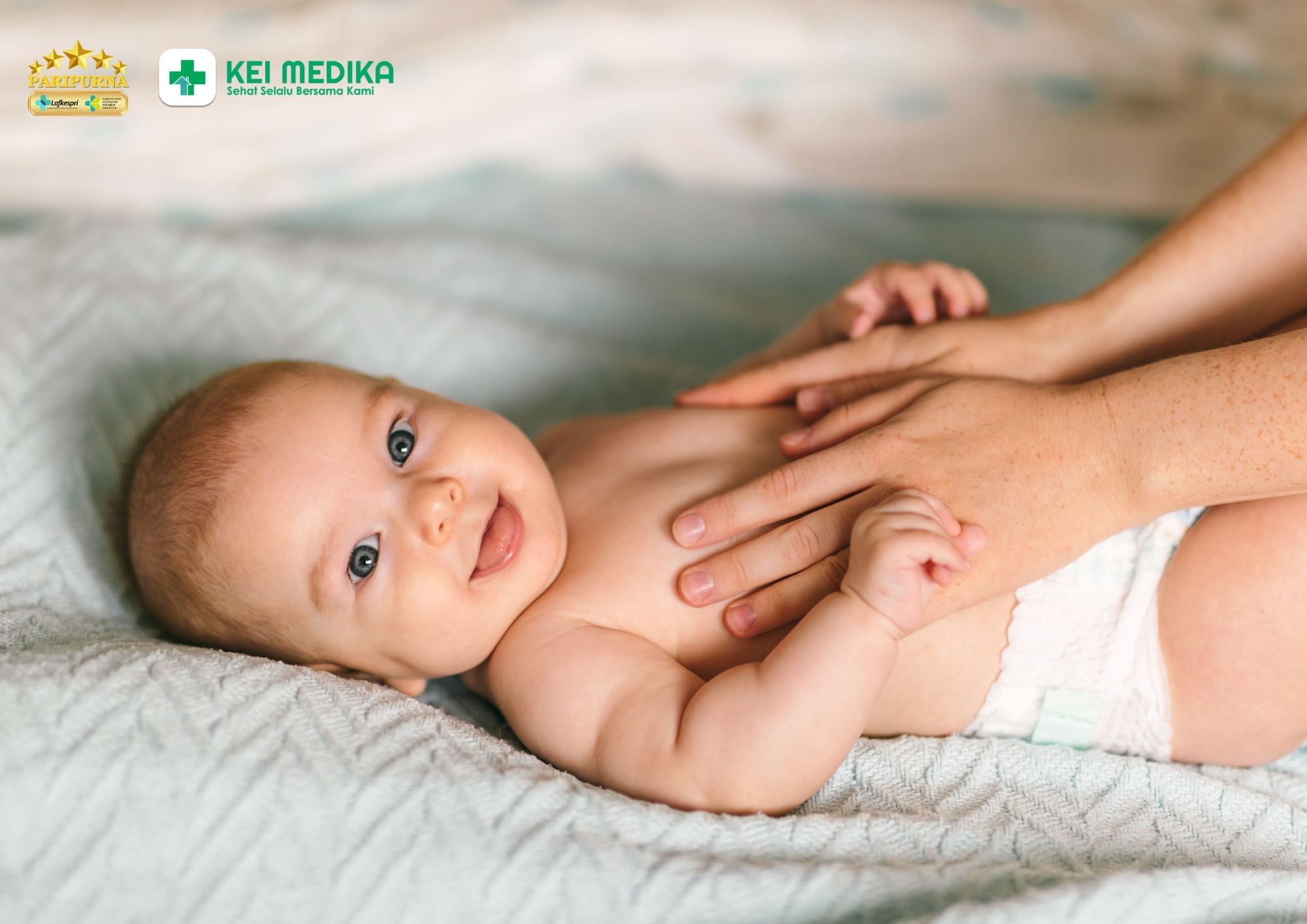Pijat bayi sebagai stimulasi perkembangan otot dan syaraf