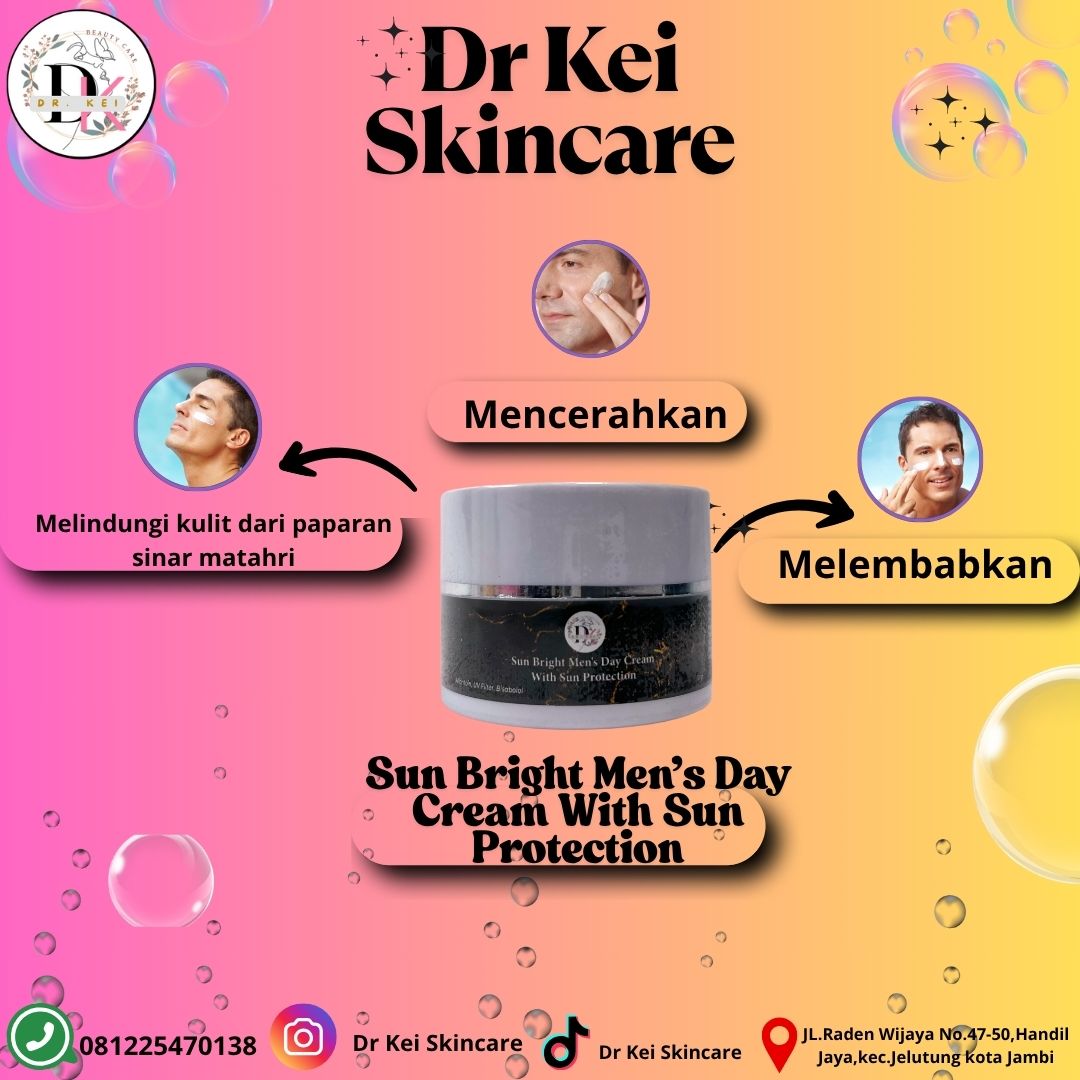 DR KEI MENS DAY CREAM WITH SUN PROTECTION 10GR