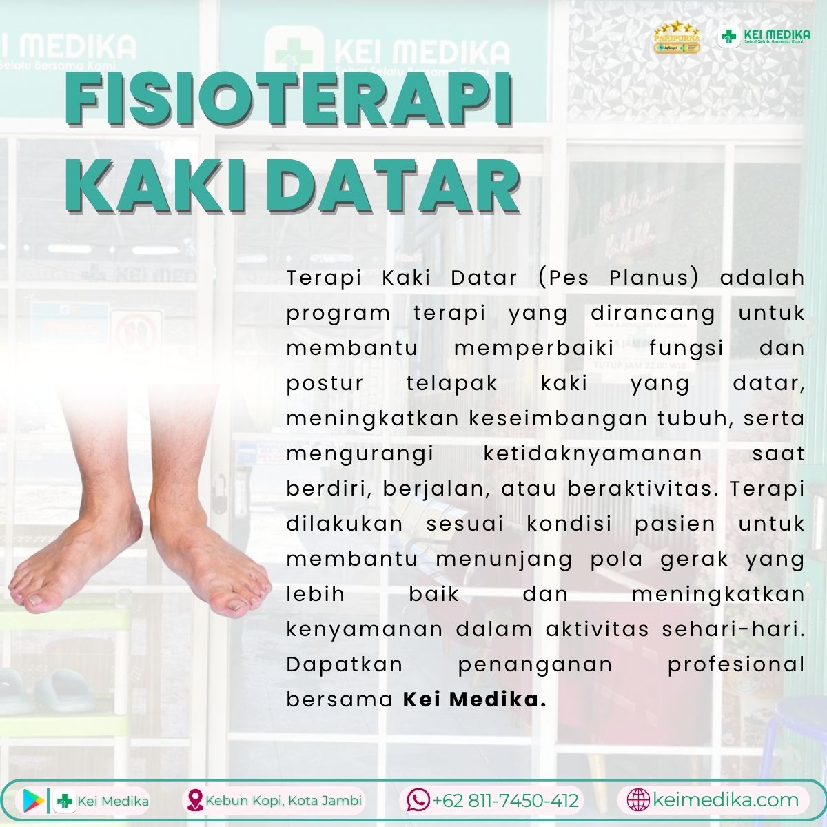 KAKI DATAR 1 SESI