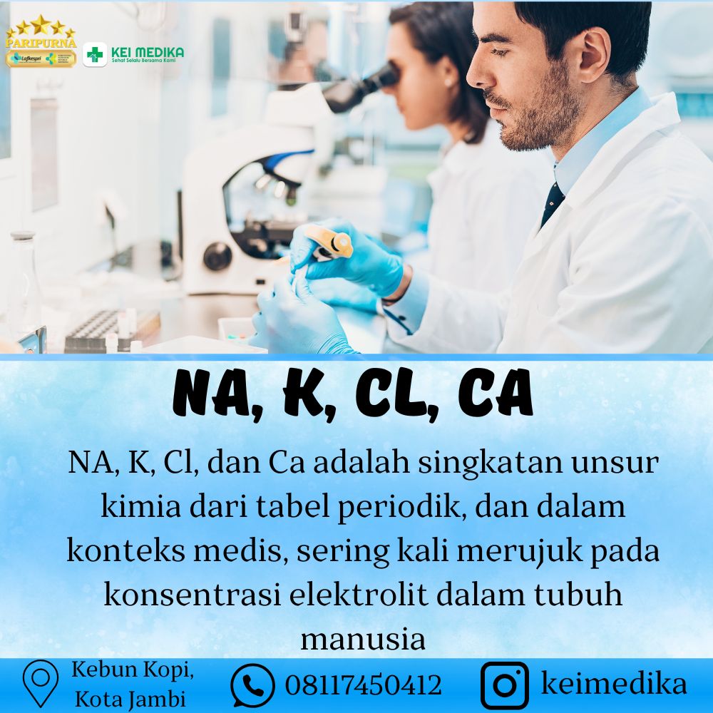 NA, K, CL, CA