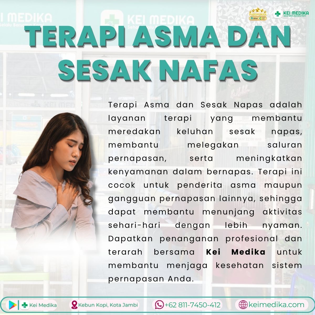 TERAPI ASMA DAN SESAK NAFAS 5SESI